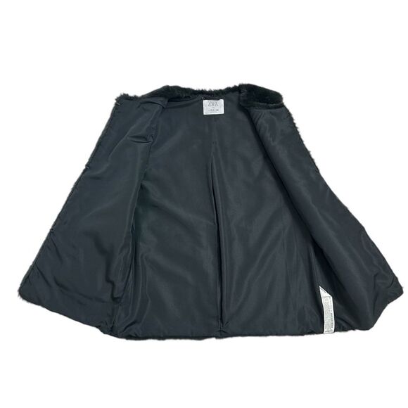 ZARA‎ Faux Fur Vest, GIRLS SIZE 13-14 - Picture 7 of 12